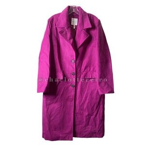 Avec Les Filles • Wool Trench Coat • L